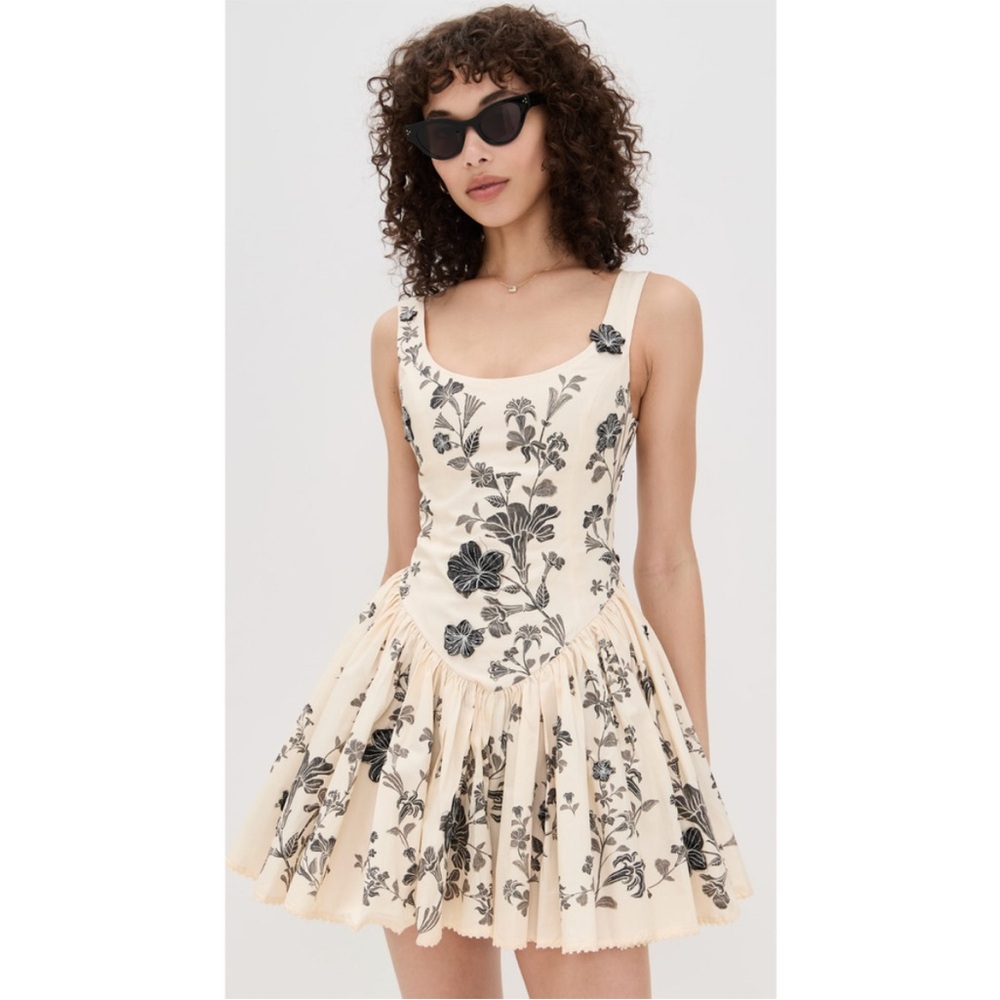 Agua by Agua Bendita Pluma Guayacan Mini Dress Medium